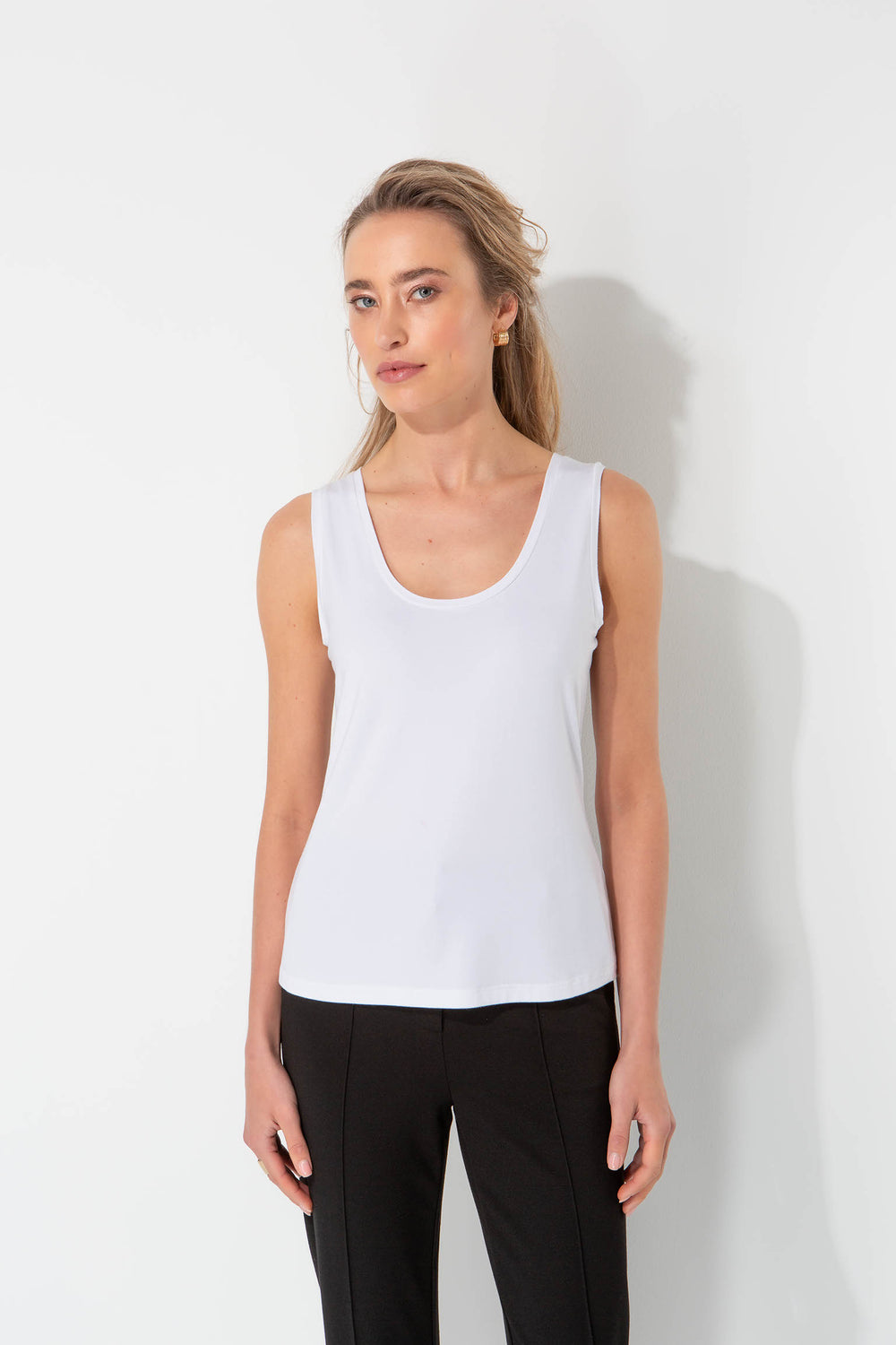Top Rundhals in Deluxe Viscose Jersey