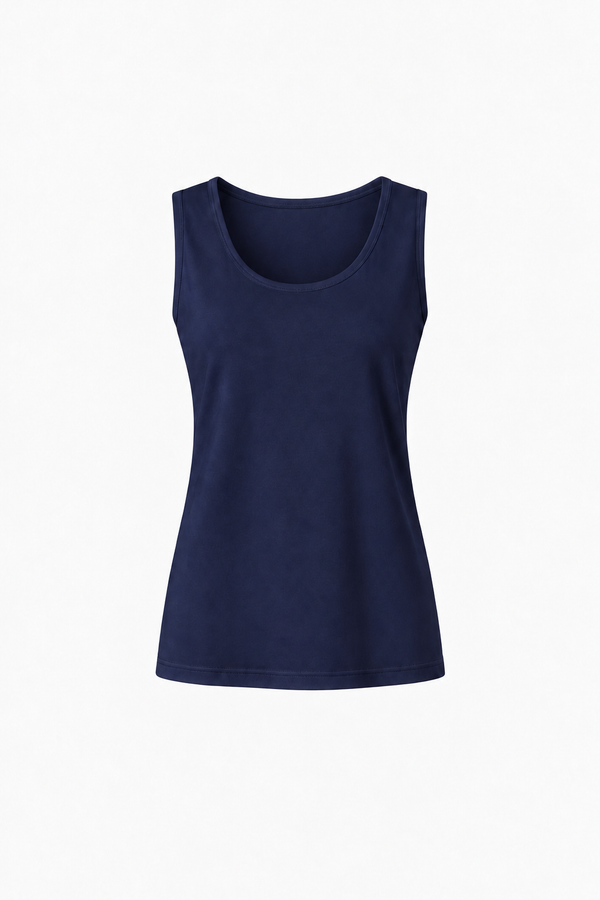 Top Rundhals in Deluxe Viscose Jersey
