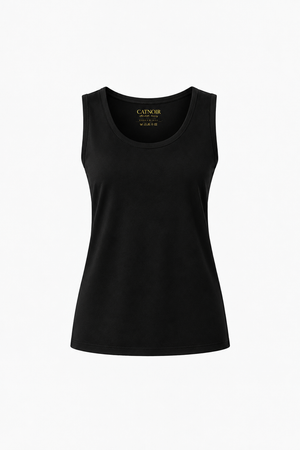 Top Rundhals in Deluxe Viscose Jersey