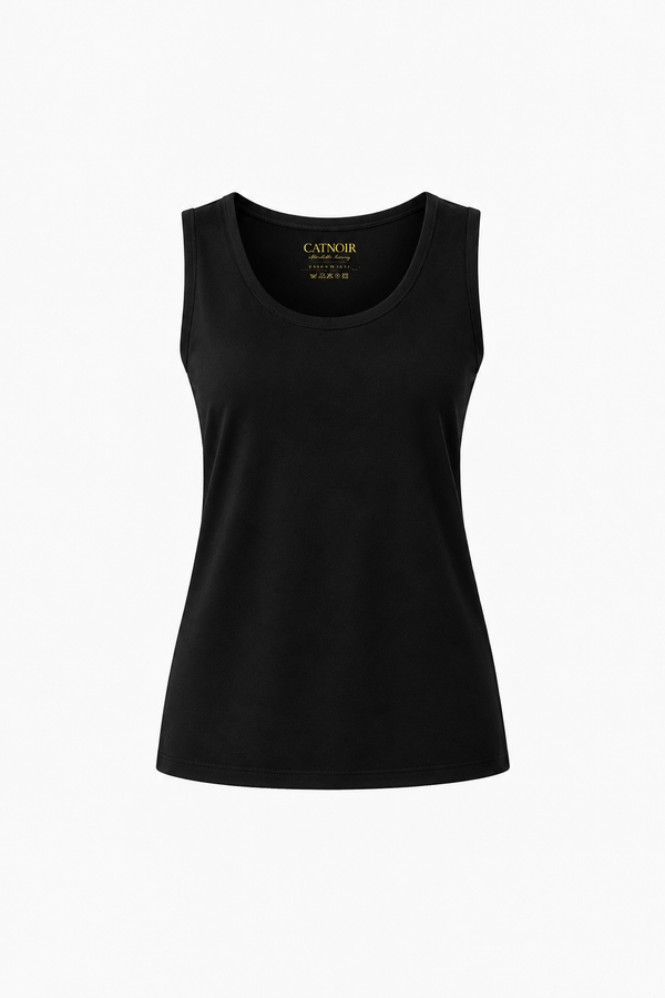 Top Rundhals in Deluxe Viscose Jersey