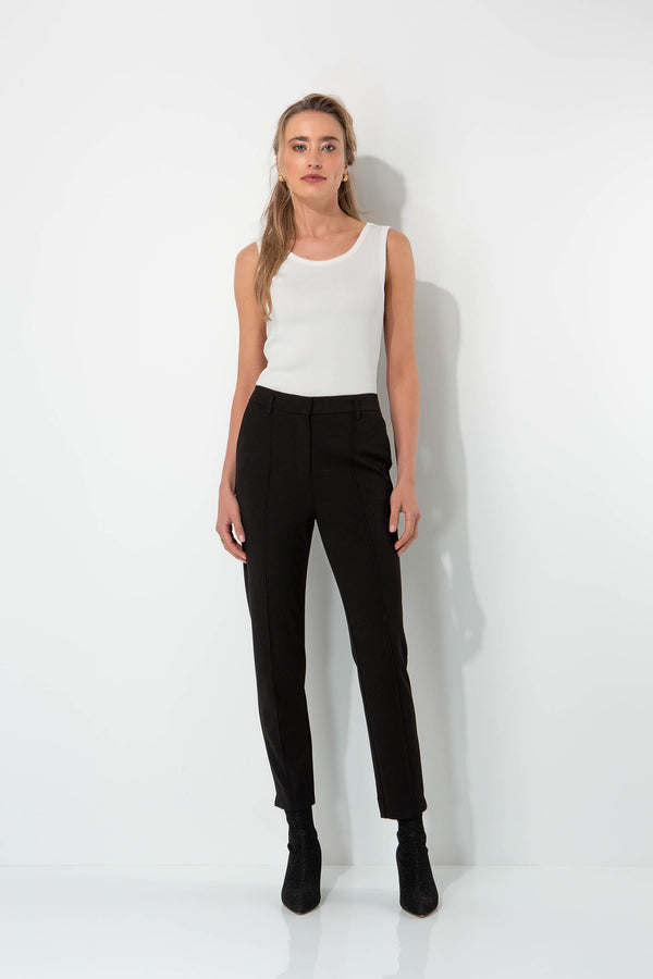 Top in Rib Jersey | White