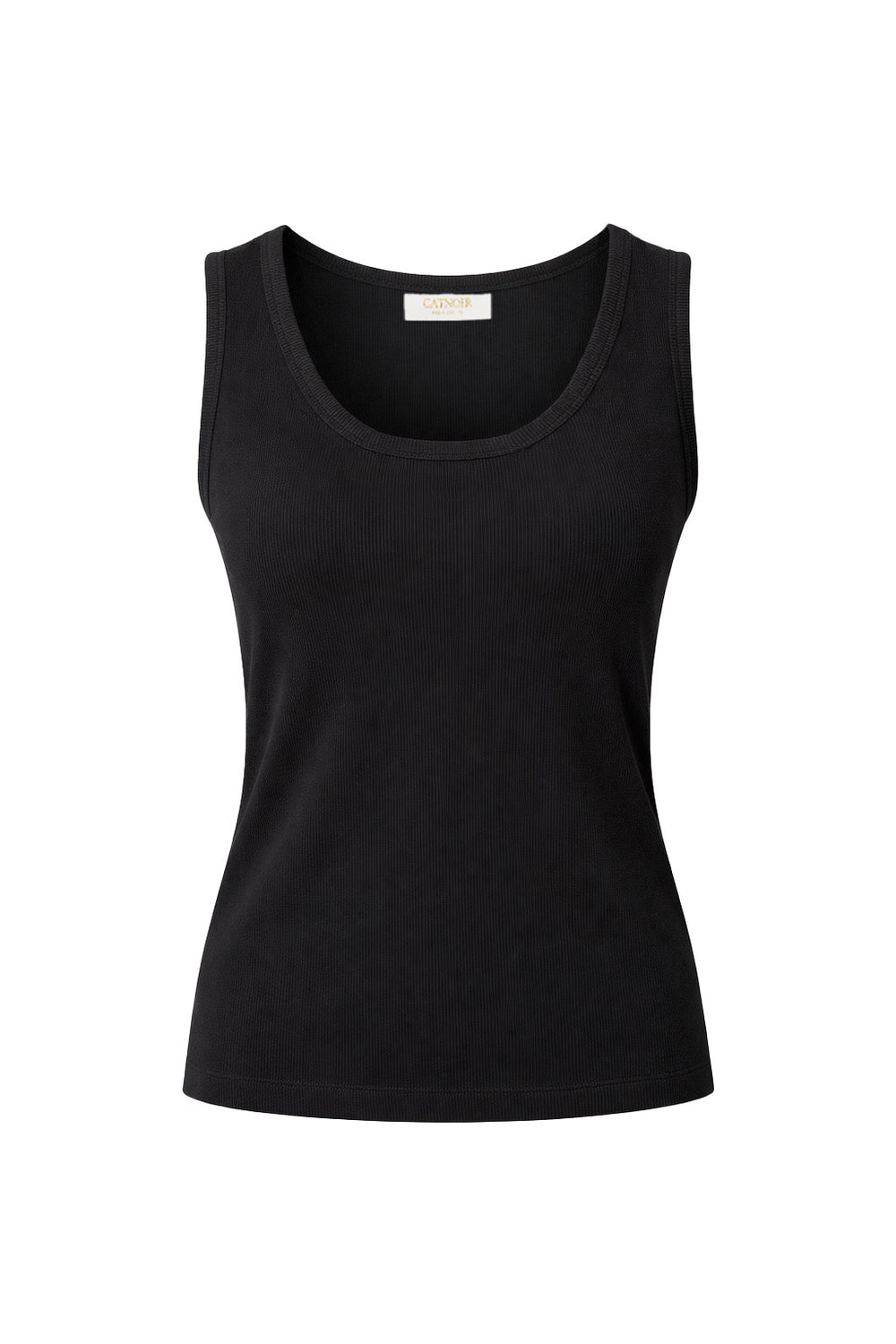 Top in Rib Jersey | Black