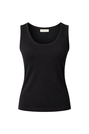 Top in Rib Jersey | Black