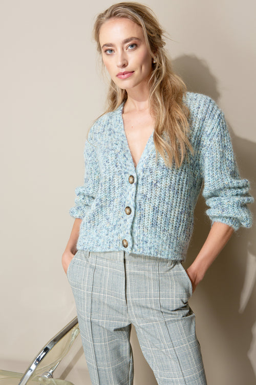 Strickjacke mit Mohair