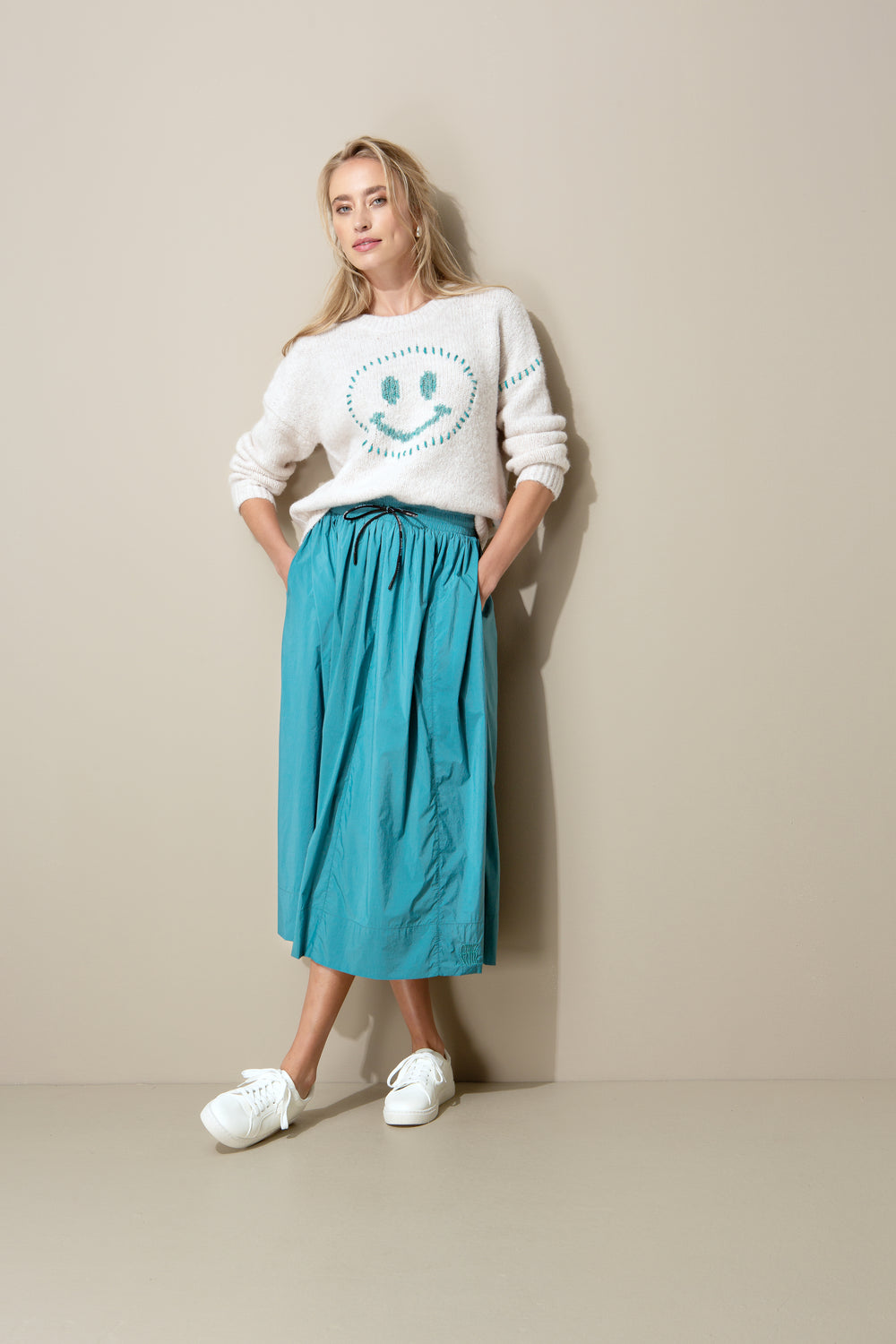 Strickpullover mit Smiley