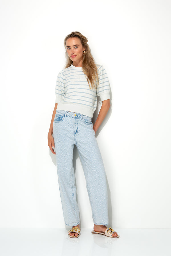 Strickshirt | light blue