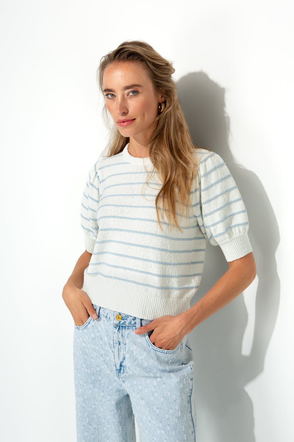 Strickshirt | light blue