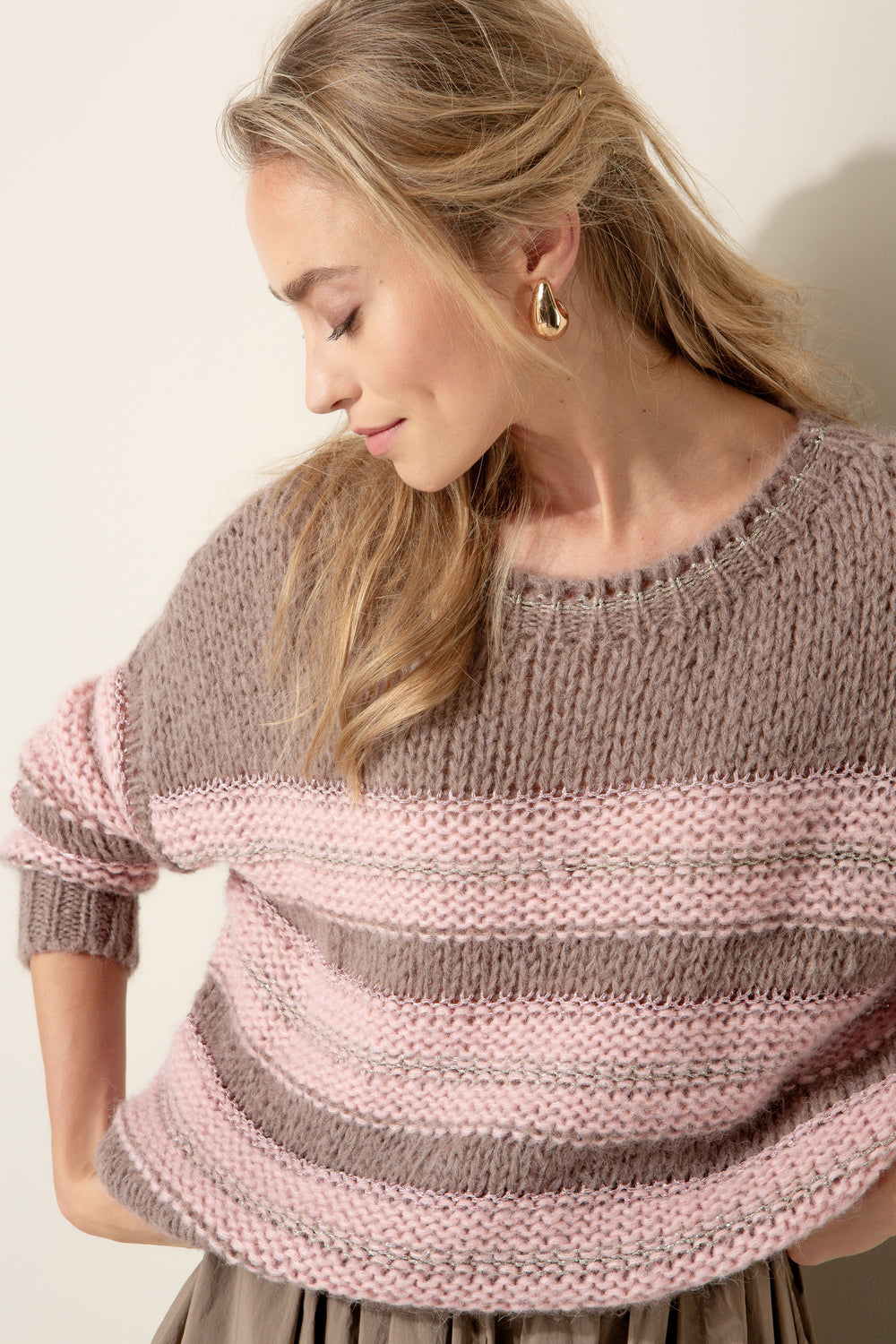 Strickpullover mit Alpaka