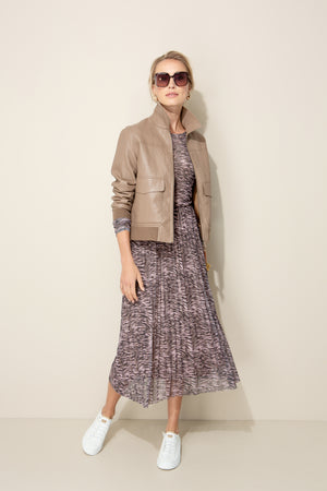 Jacke in veganem Leder