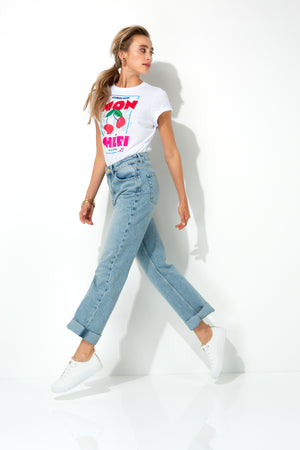T-shirt with placement print | Mon cheri
