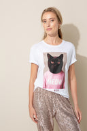 T-Shirt mit Placement Print