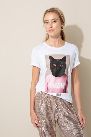 T-Shirt mit Placement Print