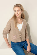 Strickjacke Smiley