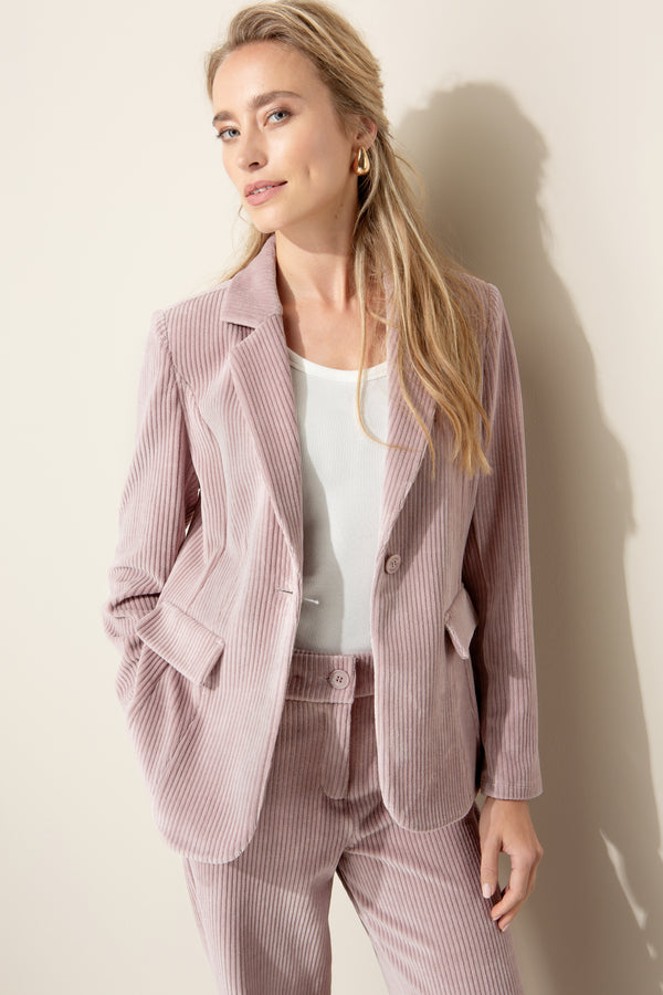 Blazer in Jersey Cord - Cordstoff