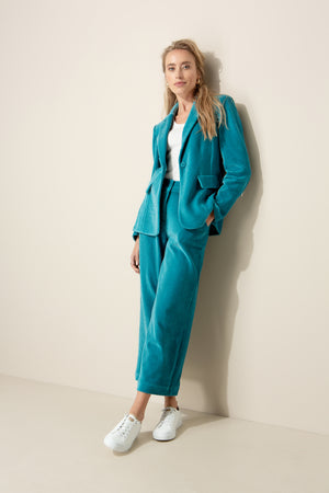 Blazer in Jersey Cord - Cordstoff